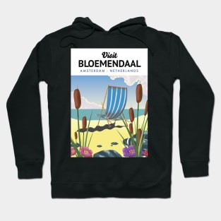 "Bloemendaal Amsterdam travel poster Hoodie